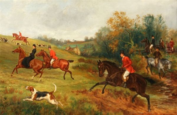 The Orange Hunt Oil Painting by Wilson Hepple