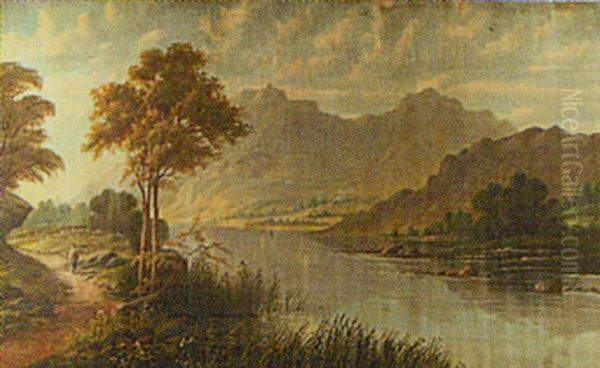 Loch Katrine Oil Painting by Cyril Wiseman Herbert