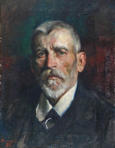 Portret Mezczyzny Oil Painting by Boleslaw Barbacki