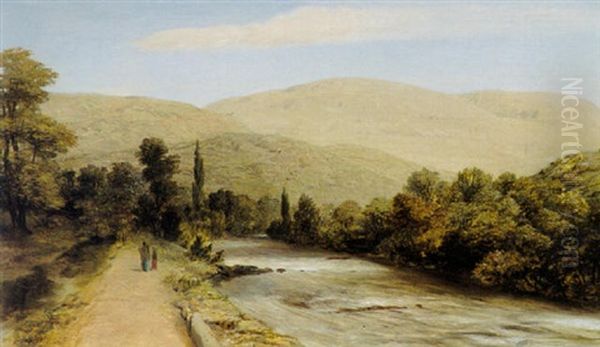 View In The North Of Israel Oil Painting by John Rogers Herbert