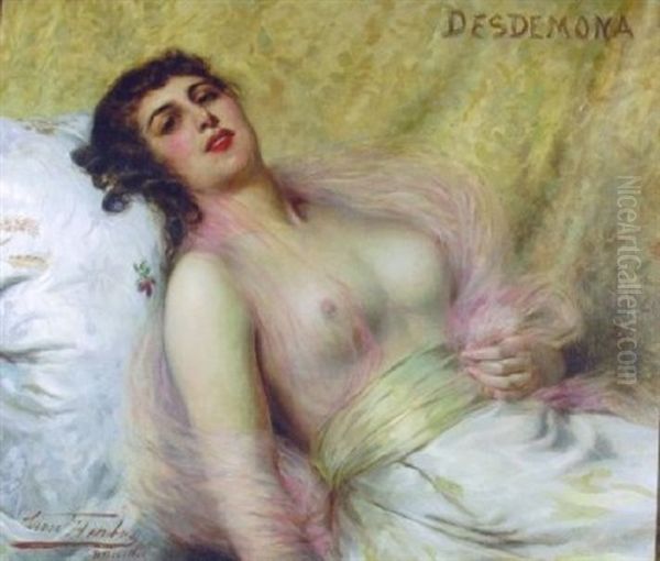 Desdemona Oil Painting by Leon Herbo