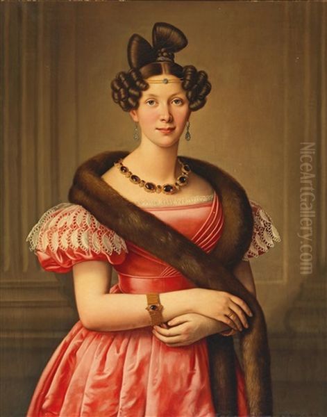 1791-1842 Berlin) Oil Painting by Friedrich Wilhelm Herdt