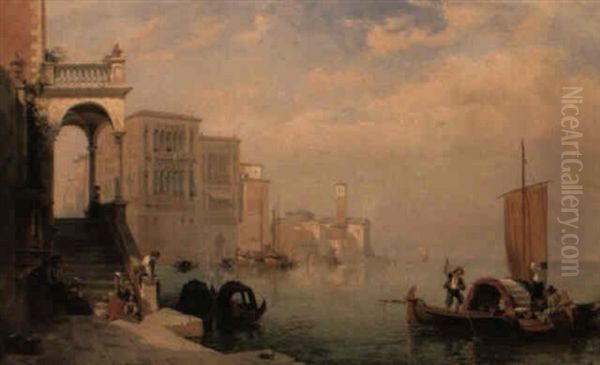 Venice From The Waterfront by George Edwards Hering