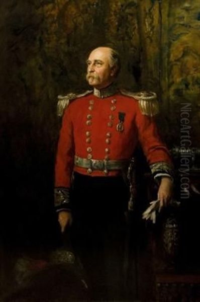 General Harding Oil Painting by Sir Hubert von Herkomer