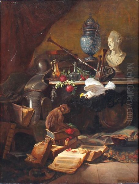 Nature Morte Au Singe Et A L