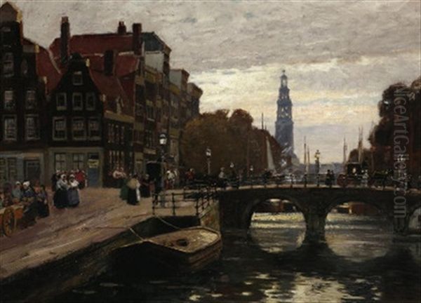 Partie In Amsterdam by Heinrich Hermanns