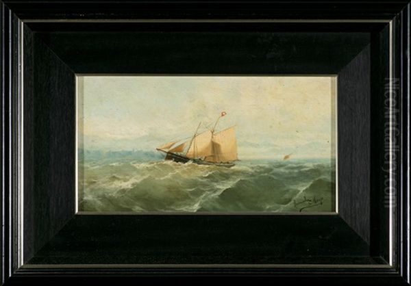 Velero Oil Painting by Francisco Hernandez Monjo