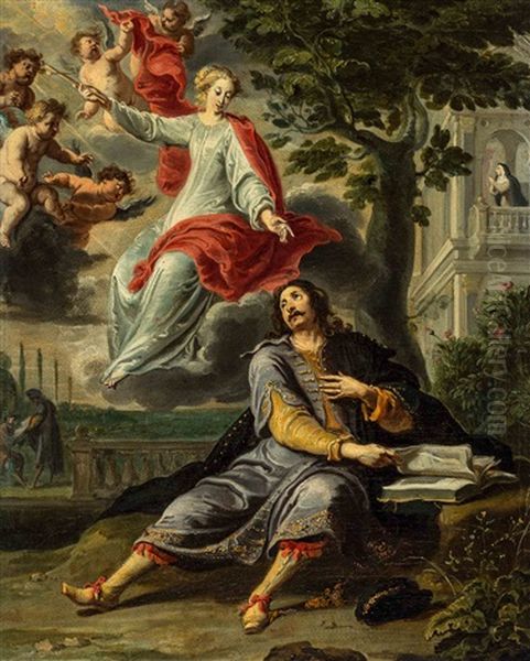 Allegory On Faith And Devotion Oil Painting by Willem van Herp the Elder