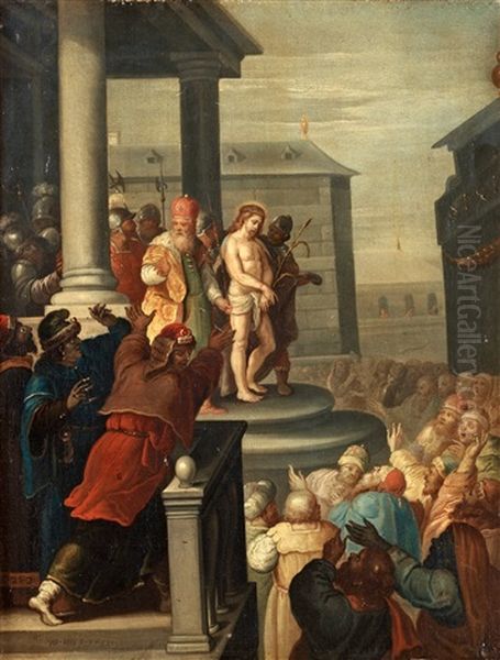 Ecce Homo Oil Painting by Willem van Herp the Elder