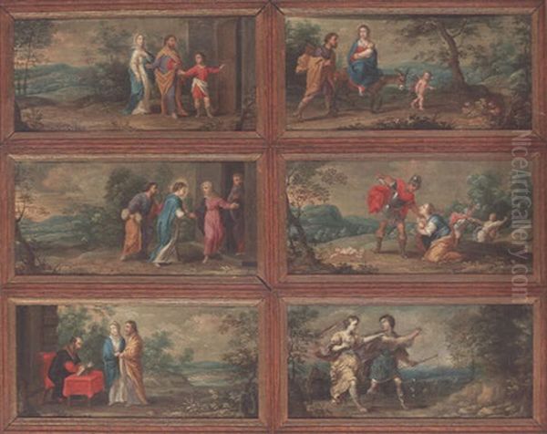 Scenes From The Life Of Christ Oil Painting by Willem van Herp the Elder