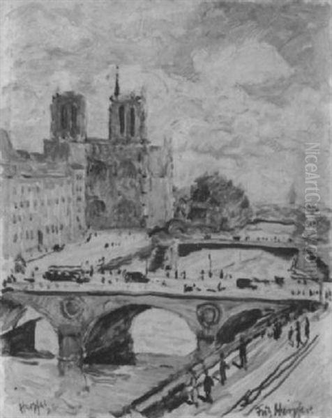 Notre Dame (klein) by Fritz Herpfer