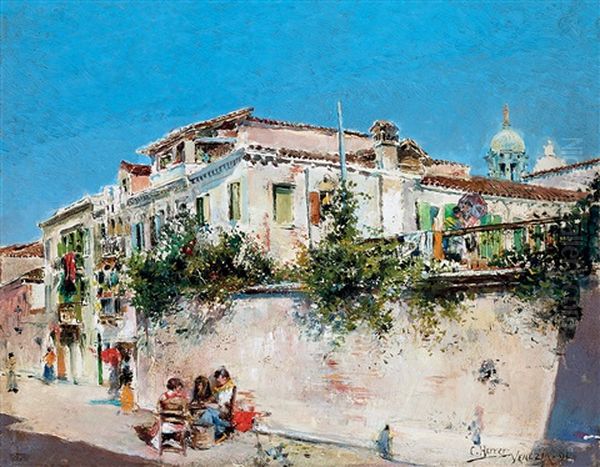 Venice Oil Painting by Cesar Herrer