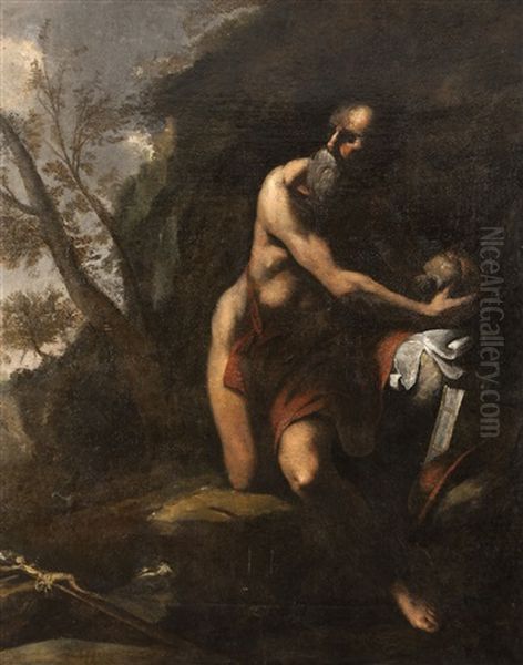 Saint Jerome Oil Painting by Francisco Herrera The Elder