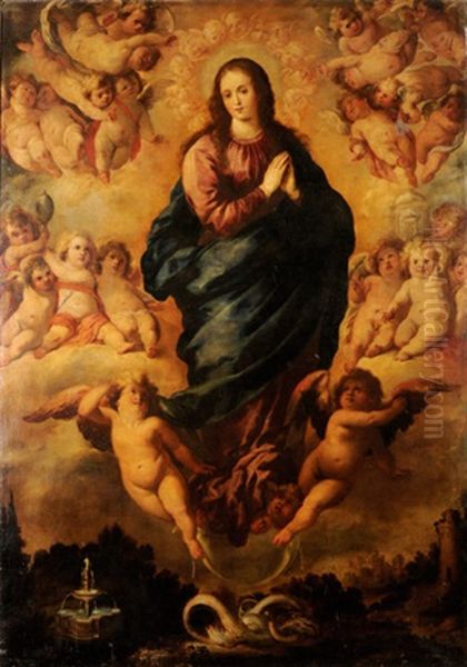 Inmaculada Oil Painting by Francisco Herrera The Elder