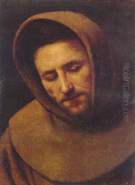 St. Francis Oil Painting by Francisco Herrera The Elder