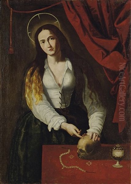 The Penitent Magdalene Oil Painting by Francisco (El Mozzo) Herrera the Younger