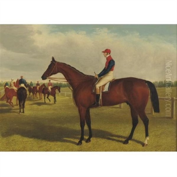 Don John, Winner Of The St. Leger, 1838 And The St. Leger, 1839 Oil Painting by James Herring