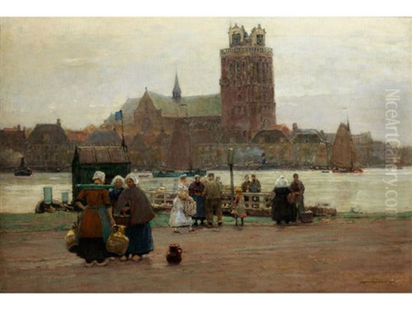 Blick Auf Dordrecht by Hans Herrmann