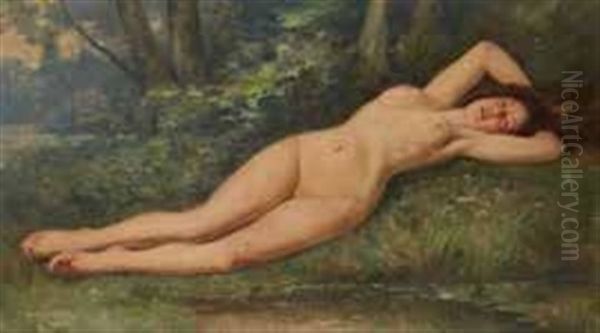 Femme Nue by Jules-Alfred Herve-Mathe