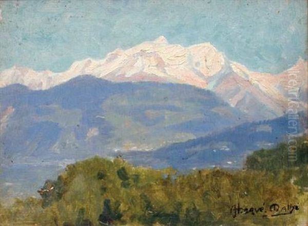 Le Mont-blanc (+ Fleurs Des Alpes, Verso) by Jules-Alfred Herve-Mathe