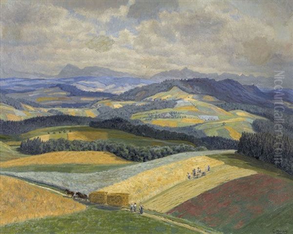 Emmental Oil Painting by Gottfried Herzig