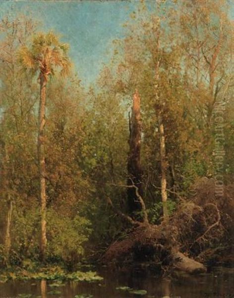 Florida Swamp by Hermann Herzog