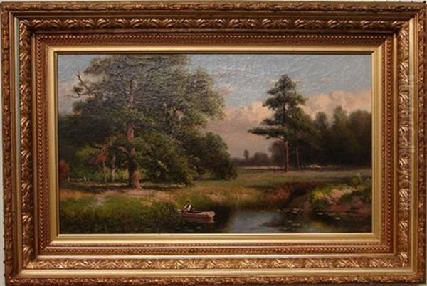 Landscape Oil Painting by Hermann Herzog