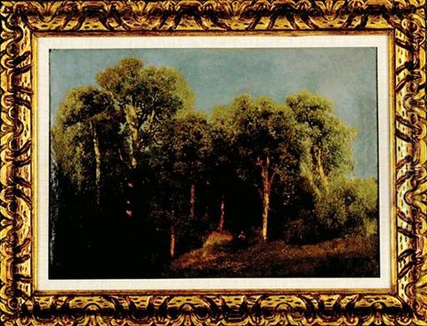 Evening On The Hasleberg Oil Painting by Hermann Herzog