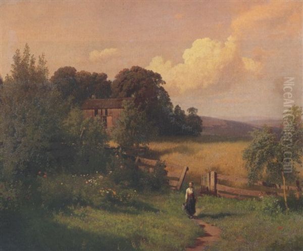 The Hill Farm, Pike County, Pennsylvania by Hermann Herzog