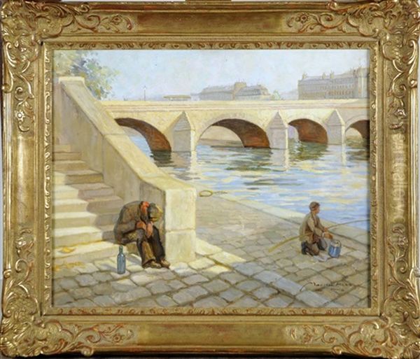 Paris Oil Painting by Marcel Hess