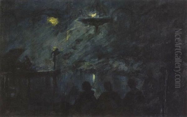 Nachtliches Konzert Oil Painting by Rudolf Hesse