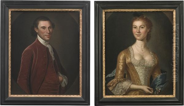 William Knox And Susanna Stuart Fitzhugh Knox Oil Painting by John Hesselius