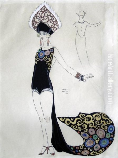 Costume Design Oil Painting by Georges Barbier