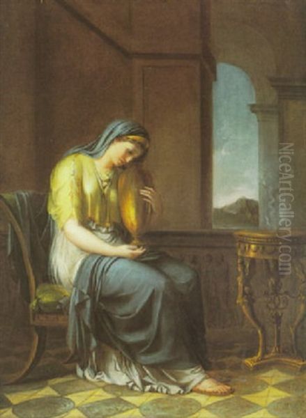 Agrippina Oil Painting by Philipp Friedrich Von Hetsch