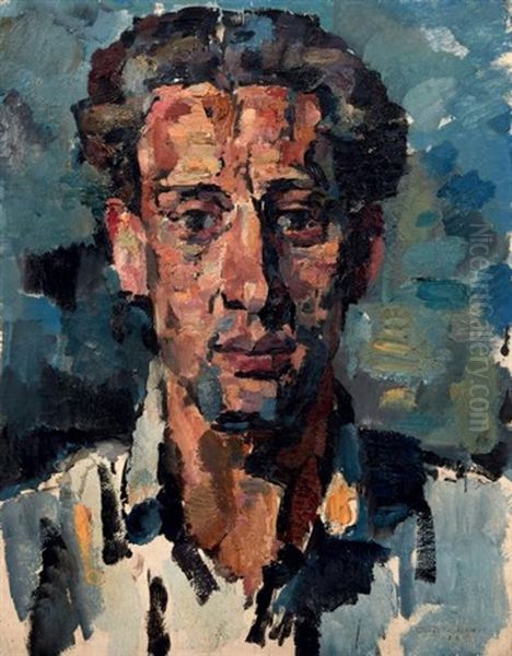 Portrait De Rolando, 1928 Oil Painting by Otto Hettner