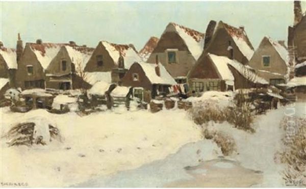 Zierikzee Oil Painting by Herman Heuff