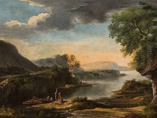 Landscape Oil Painting by Jacob De Heusch