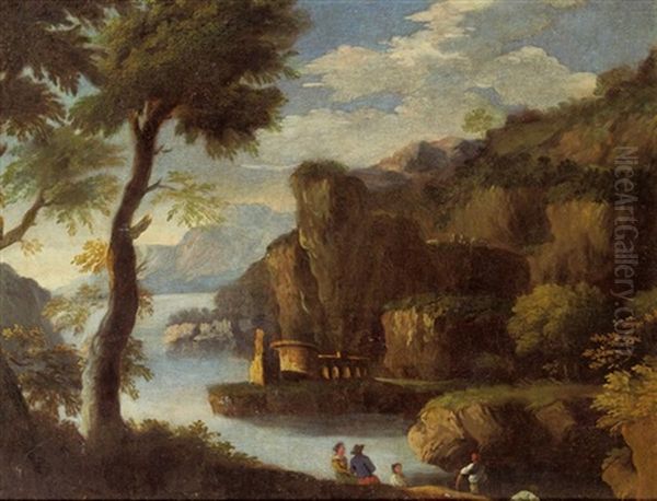 Kustenlandschaft Oil Painting by Jacob De Heusch