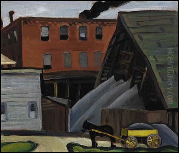 Farm Scene, Brockville Oil Painting by Efa Prudence Heward