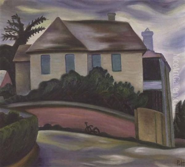 Bermuda House Oil Painting by Prudence (Efa P.) Heward