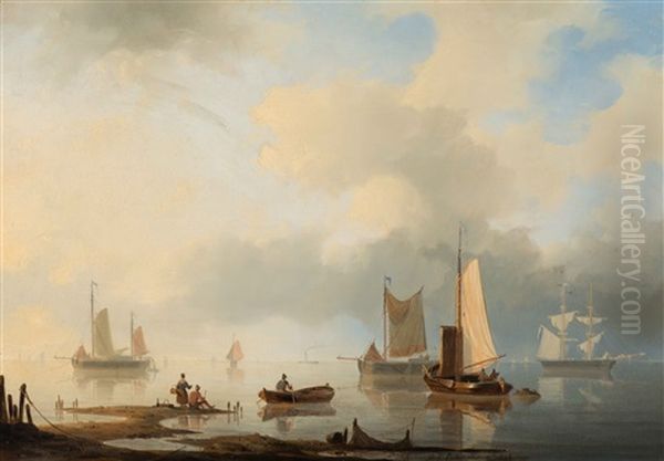 The Home Port Oil Painting by Herman Henry op der Heyde