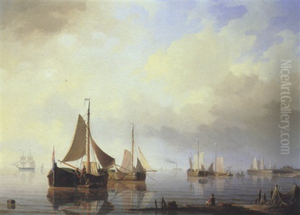 An Der Hollandischen Kuste by Herman Henry op der Heyde