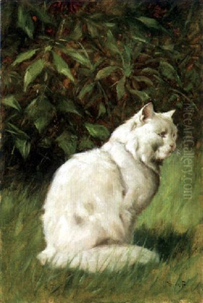 The Persian Cat Oil Painting by Arthur Heyer