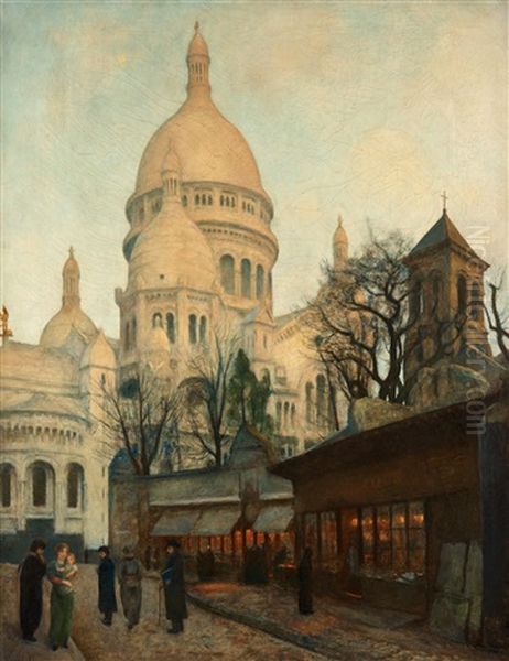 Sacre Coeur, Paris by Hans Olaf Heyerdahl