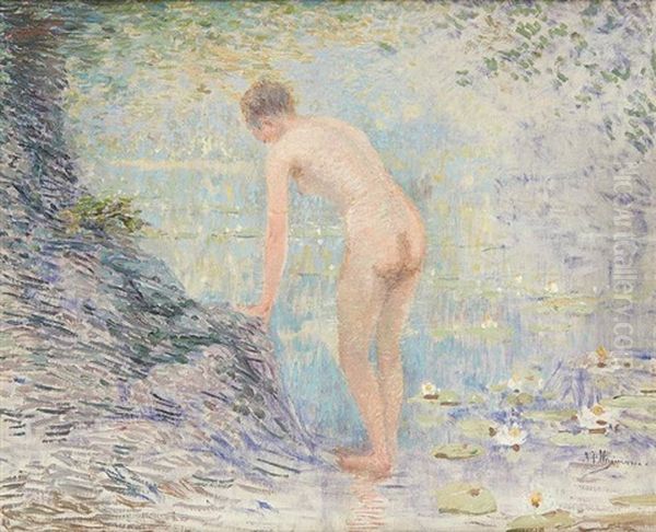 La Baigneuse Oil Painting by Adriaan Josef Heymans