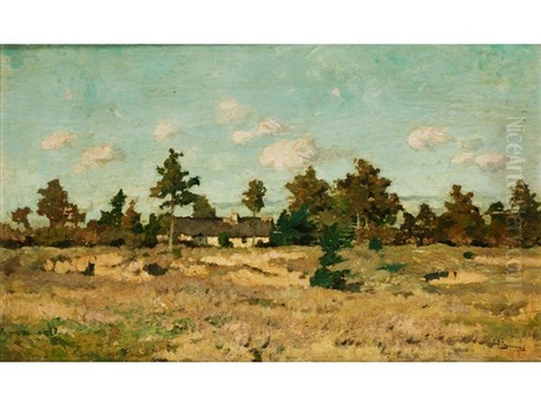 Sommerlandschaft Oil Painting by Adriaan Josef Heymans