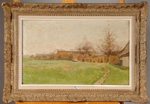 Automne-coin Du Hameau Oil Painting by Adriaan Josef Heymans