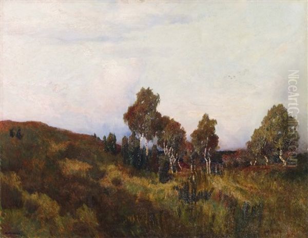 Paysage Oil Painting by Adriaan Josef Heymans