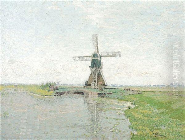 Zeeland, Aux Environs De Veere by Adriaan Josef Heymans