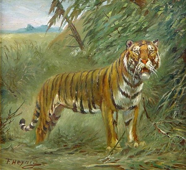 Tiger Oil Painting by Felix Heynig